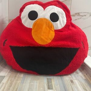 Giant Elmo head soft Plush Toy 28x24x7